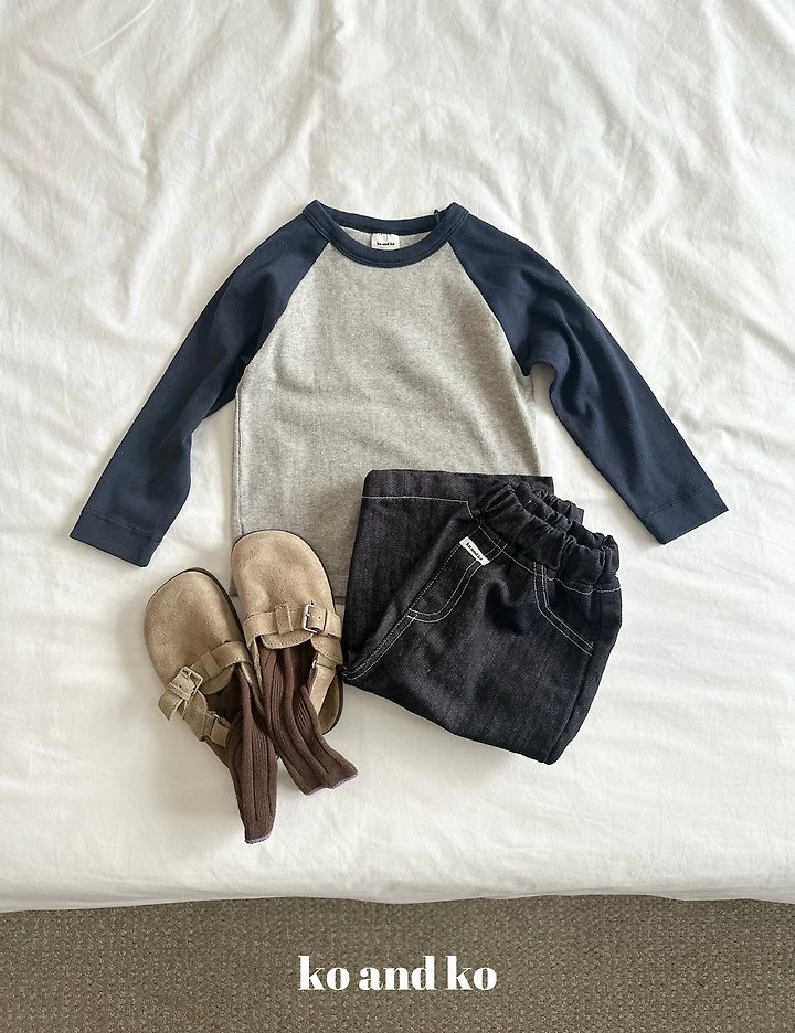 Non Faded Denim Pants by Ko And Ko for Child - view 6