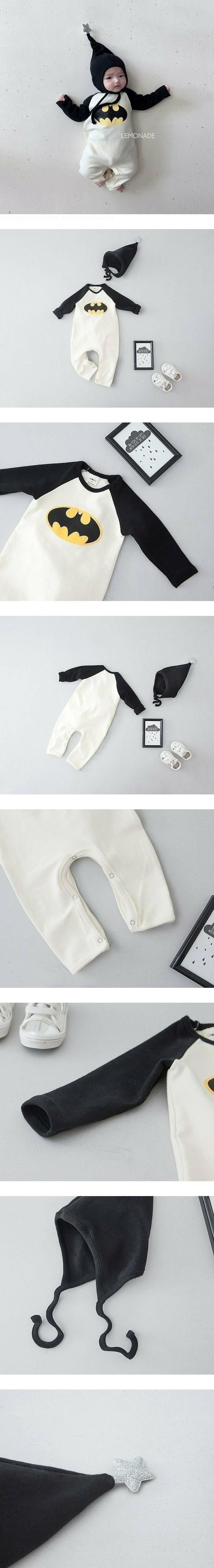 Bat Raglan (Romper-Hat Set) by Lemonade for Baby - view 1