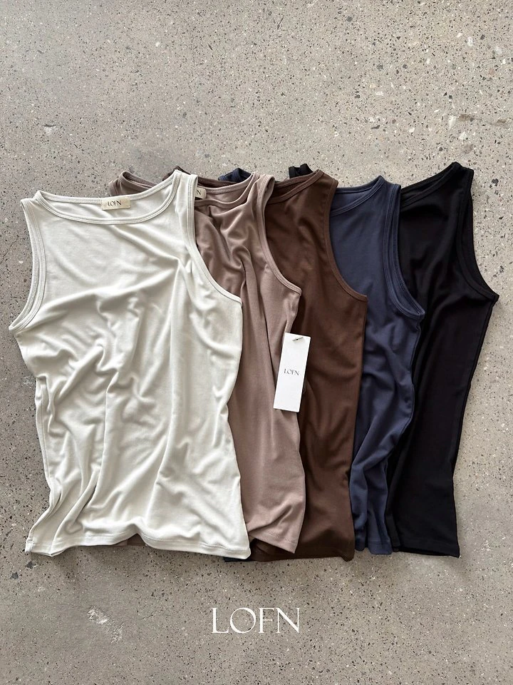 Numbering Tank Top by Lofn for Women - view 2