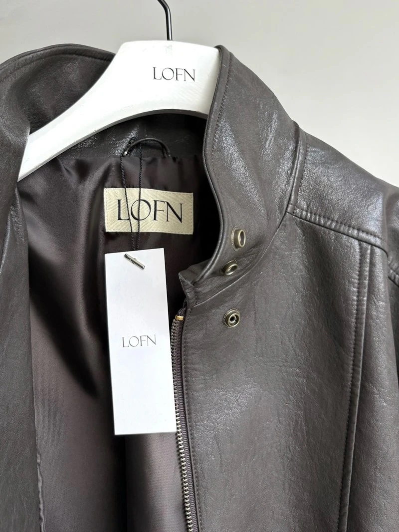 Lala Leather Jumper by Lofn for Women - view 6