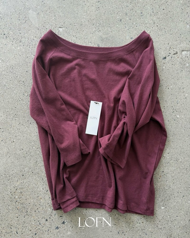 Madarin Off Shoulder Tee by Lofn for Women - view 12