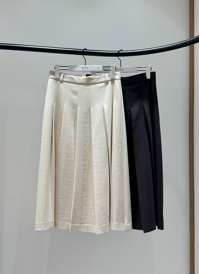 Nutty Pleats Skirt by Lofn for Women - view 2
