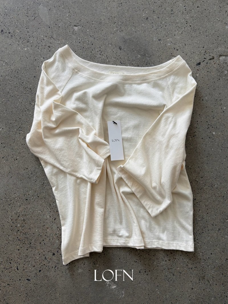 Madarin Off Shoulder Tee by Lofn for Women - view 9