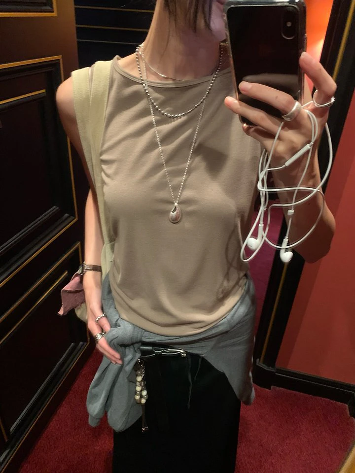 Numbering Tank Top by Lofn for Women - view 3
