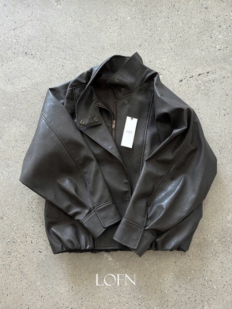 Lala Leather Jumper by Lofn for Women - view 5
