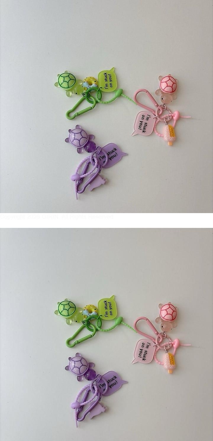 Lucky Turtle Keyring by Log101 for Child - view 1
