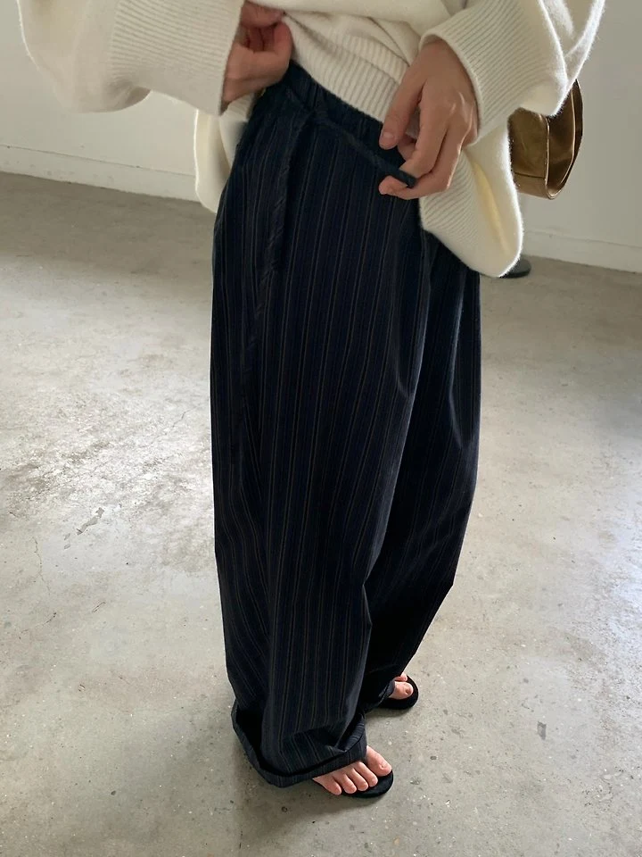 Dave Stripe Pants by Logarden for Women - view 5