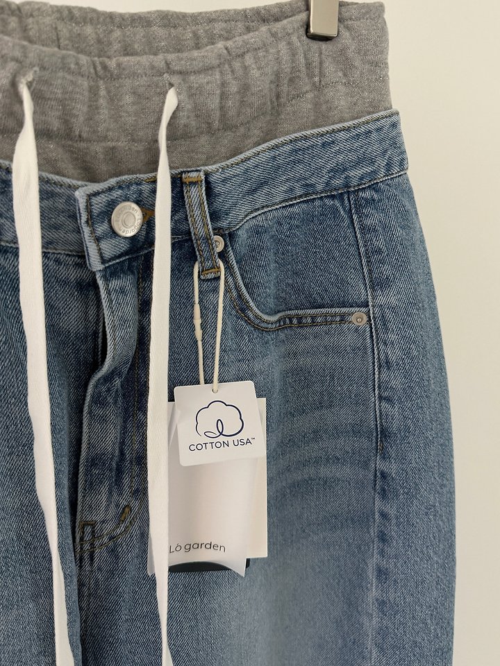 Double Denim Pants by Logarden for Women - view 2