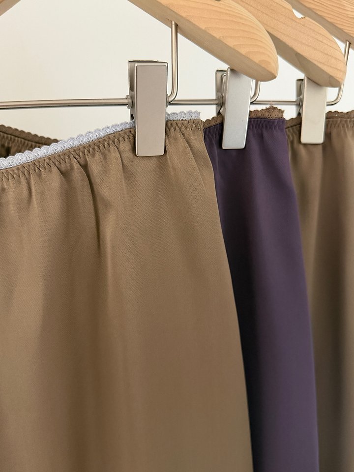 Lita Satin Skirt by Logarden for Women - view 2