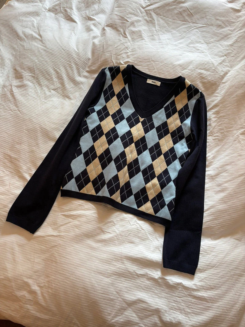 Argyle Knit by Made for Women - view 6