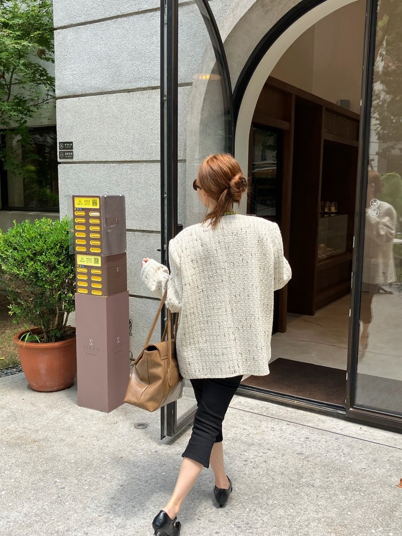 Autumn Tweed Jacket by Made for Women - view 10