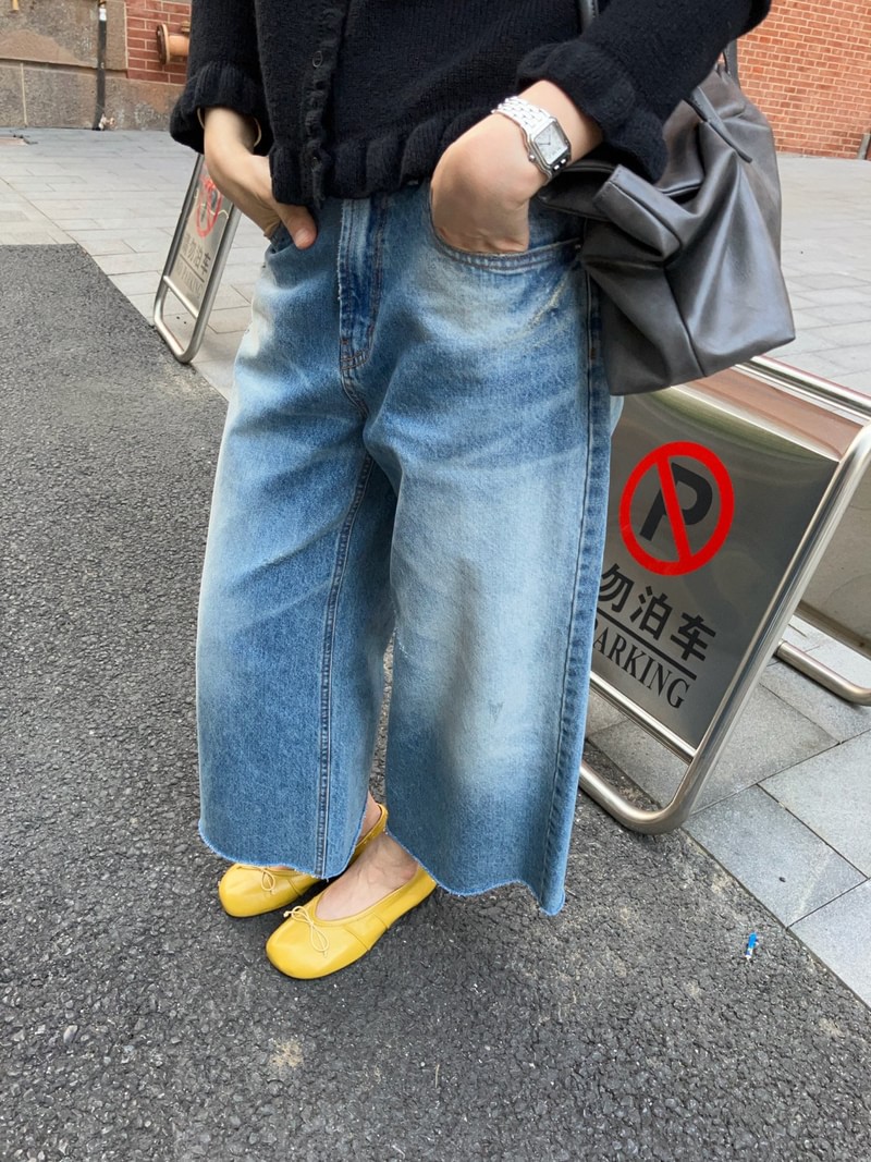 Sage Denim Pants by Made for Women - view 4