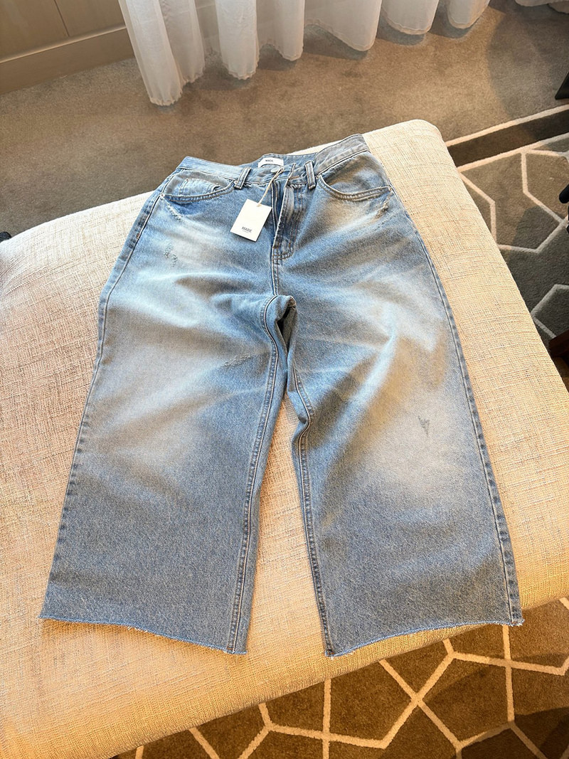 Sage Denim Pants by Made for Women - view 6