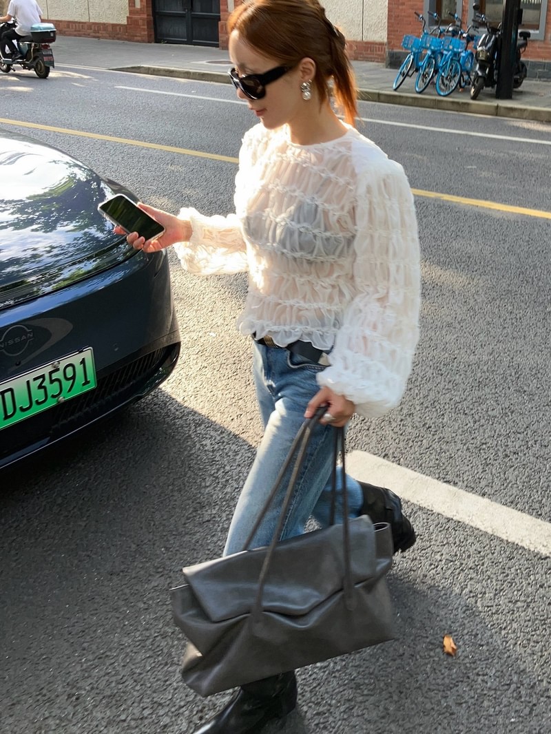 Honey Shirring Blouse by Made for Women - view 2