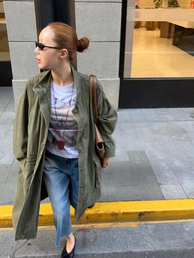 Street Long Field Jacket by Made for Women - view 4