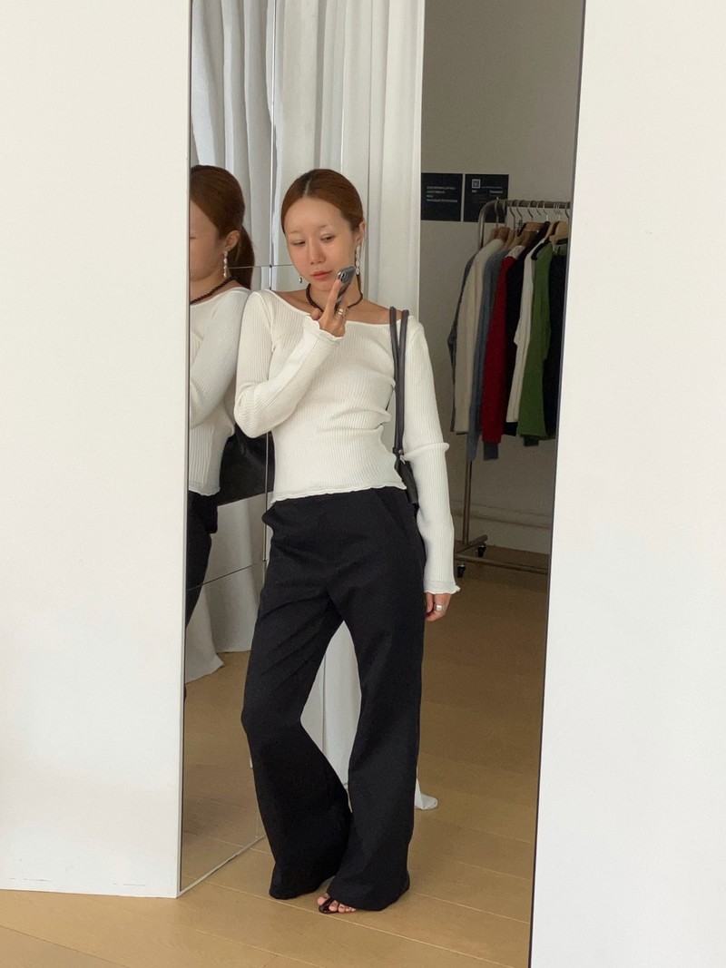 Bunny Ribbed Knit Top by Made for Women - view 2