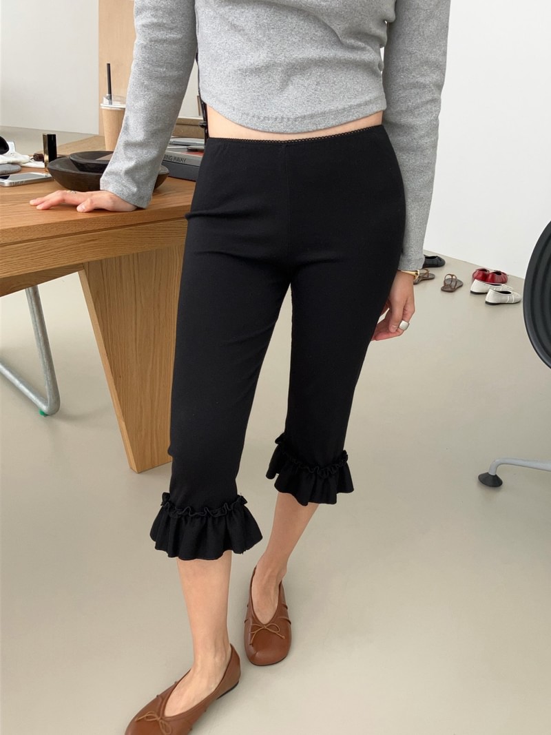 Frill Banding Pants by Made for Women - view 4