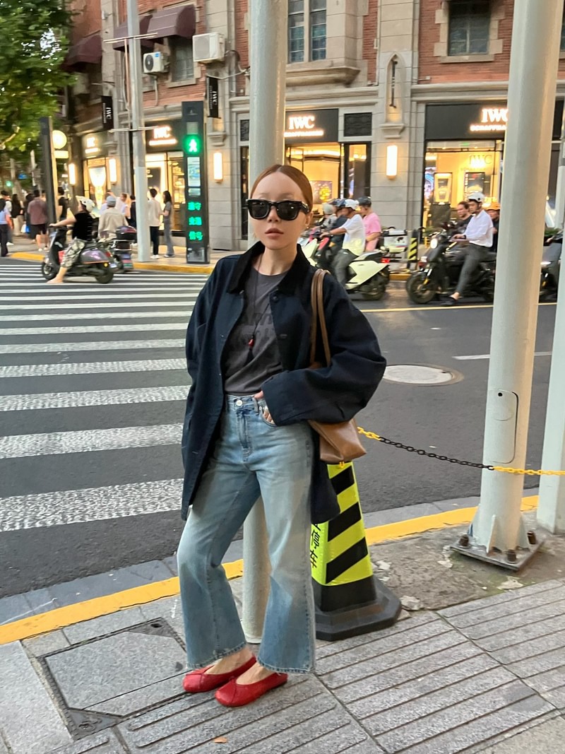 Semi Bell Bootscut Denim Pants by Made for Women - view 3