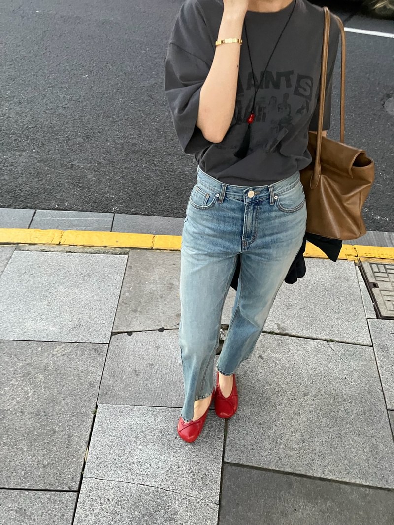 Semi Bell Bootscut Denim Pants by Made for Women - view 4