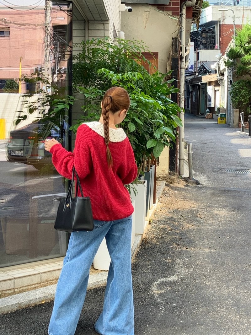 Rumi Wide Denim Pants by Made for Women - view 5