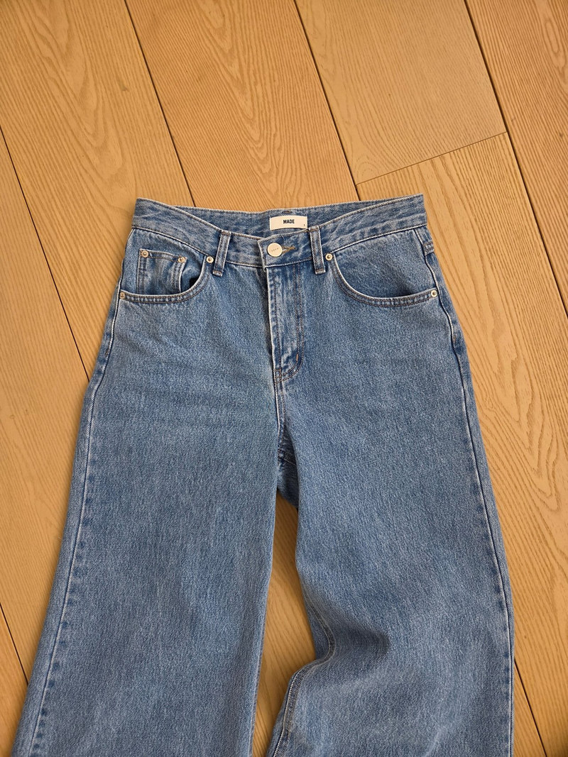 Rumi Wide Denim Pants by Made for Women - view 7