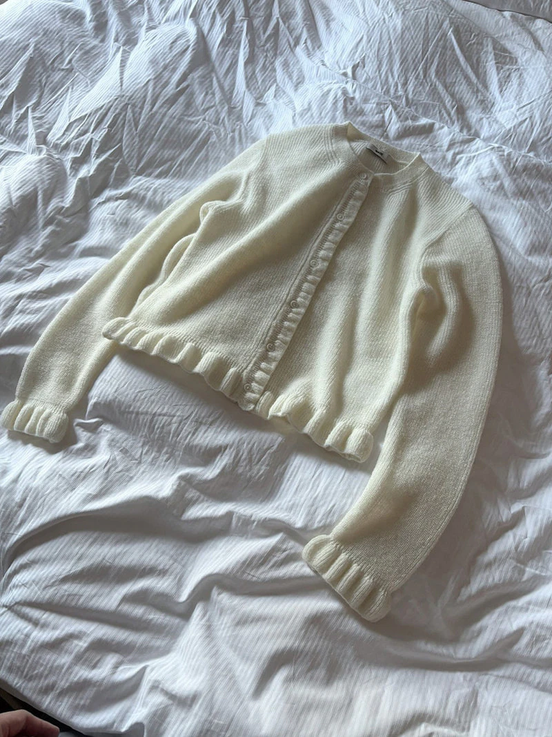 Ruffle Cardigan by Made for Women - view 9