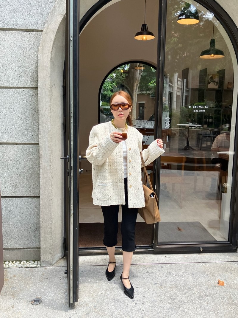Autumn Tweed Jacket by Made for Women - view 9