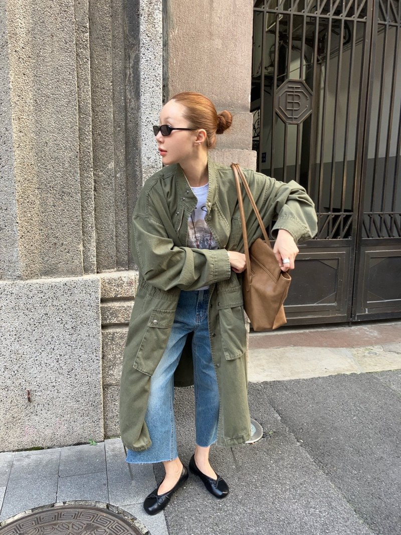 Sage Denim Pants by Made for Women - view 3