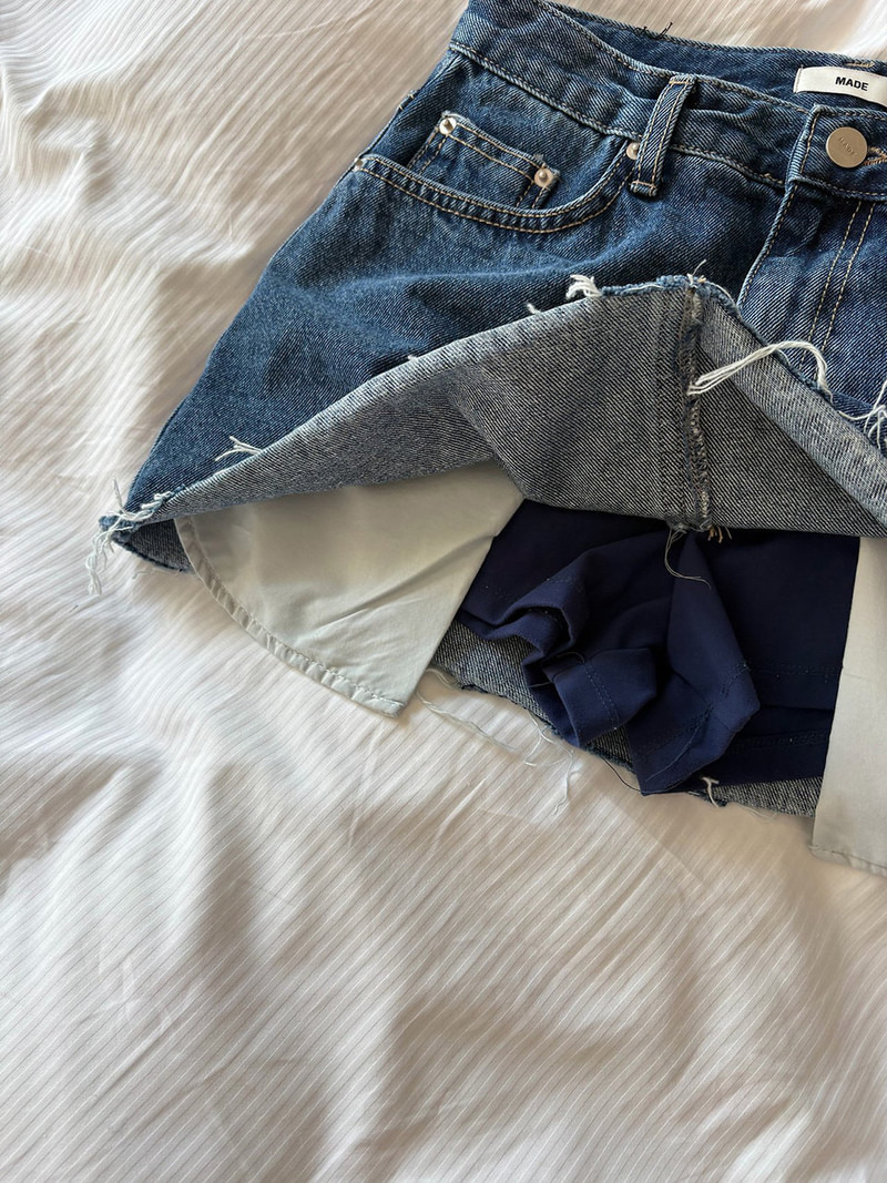 Melbourne Denim Skirt by Made for Women - view 2