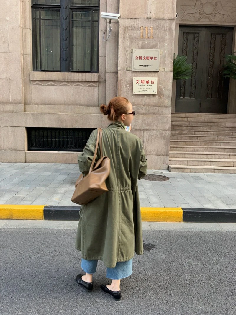 Street Long Field Jacket by Made for Women - view 3