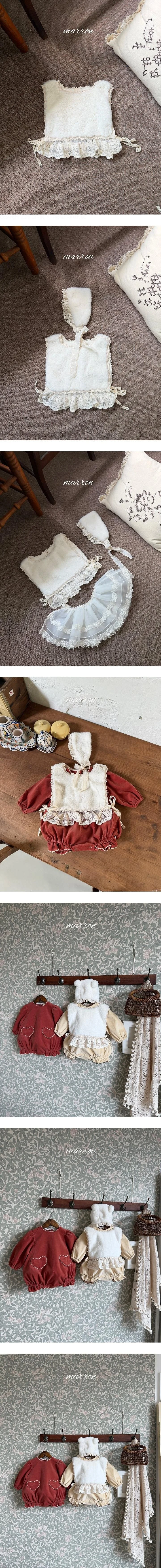 Cozy Fur Vest by Marron for Baby - view 1