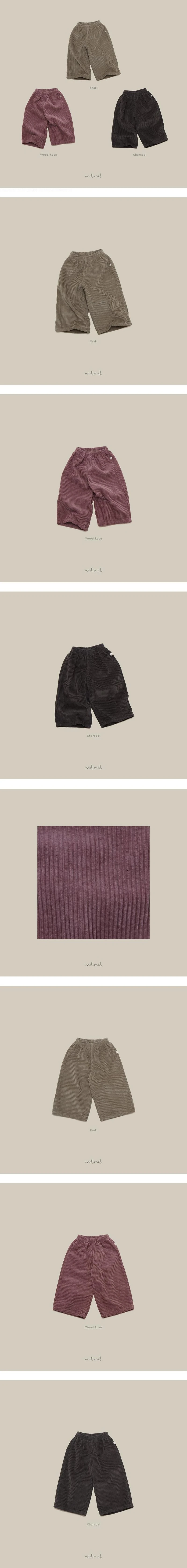 Corduroy Wide Pants by Melmel for Baby - view 1