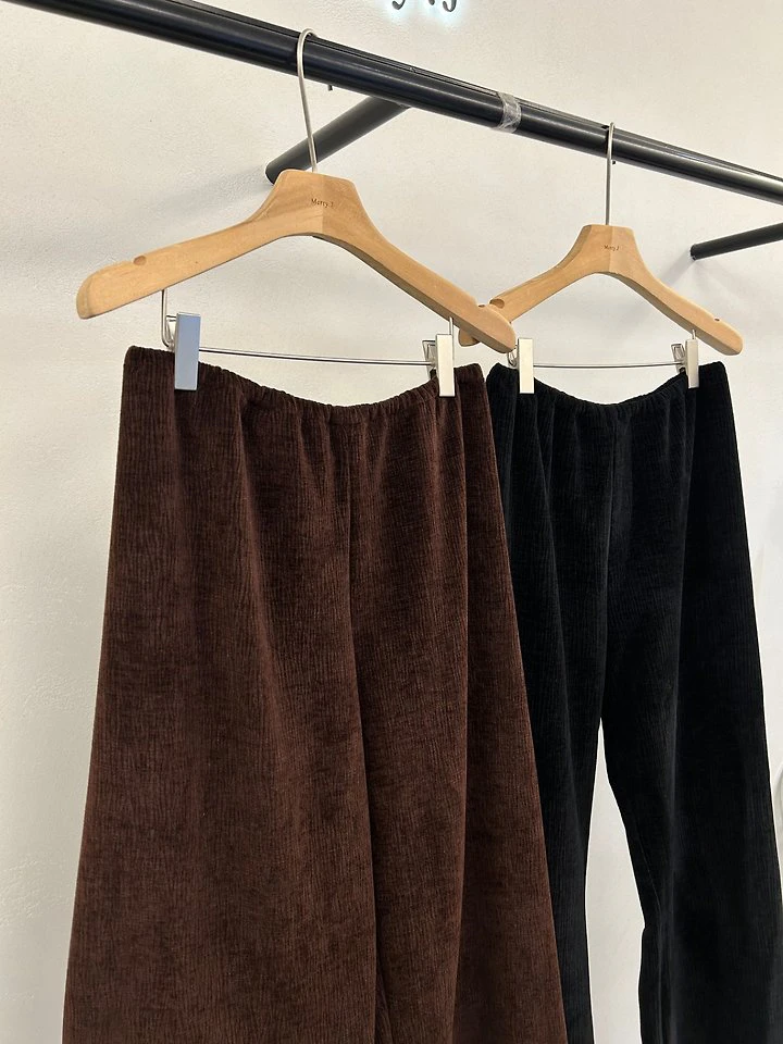 Velour Pleated Pants by Merry J for Women - view 2