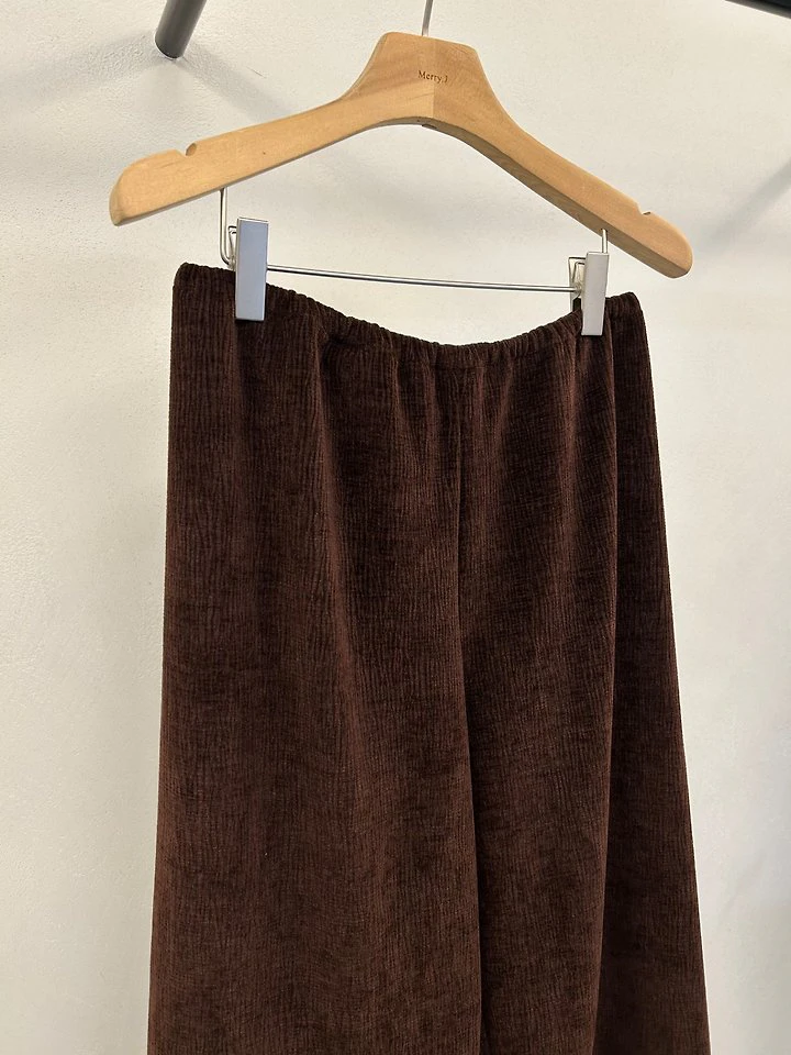 Velour Pleated Pants by Merry J for Women - view 4