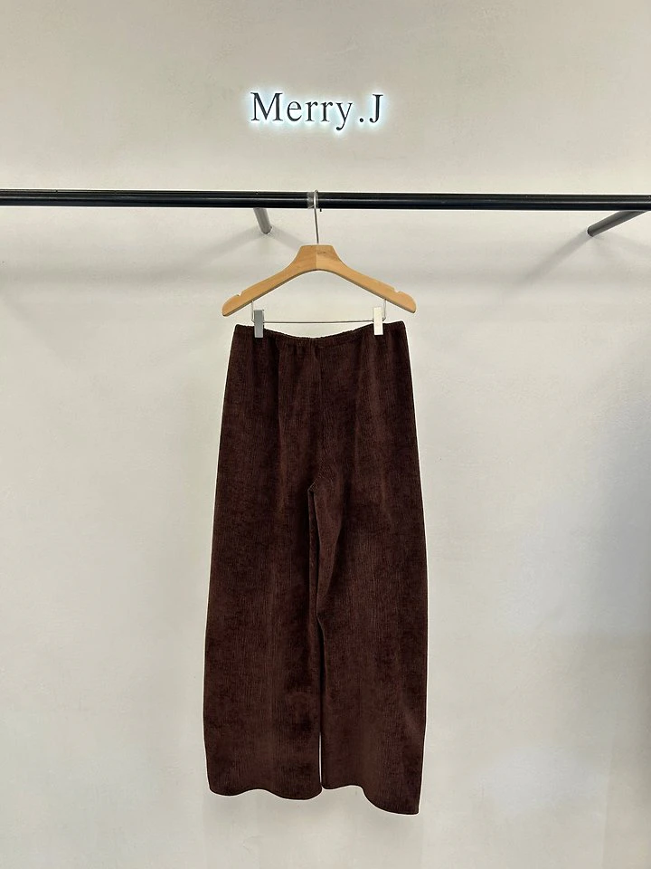 Velour Pleated Pants by Merry J for Women - view 8