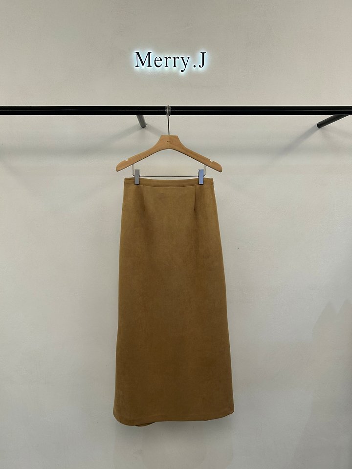 Suede Pencil Skirt by Merry J for Women - view 7