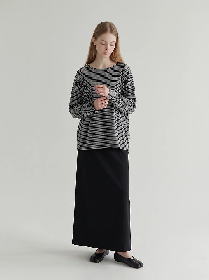 Latte Striped Tee by Merry J for Women - view 1