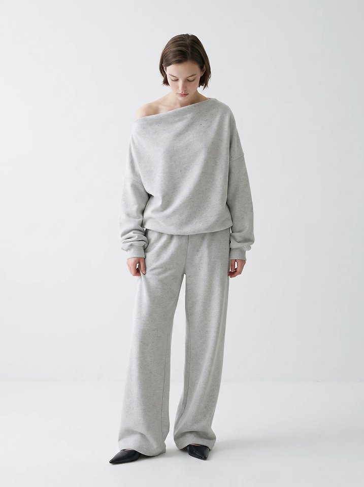 Chocochip Cowl Off-Shoulder Tee + Chocochip Pants by Merry J for Women - view 4