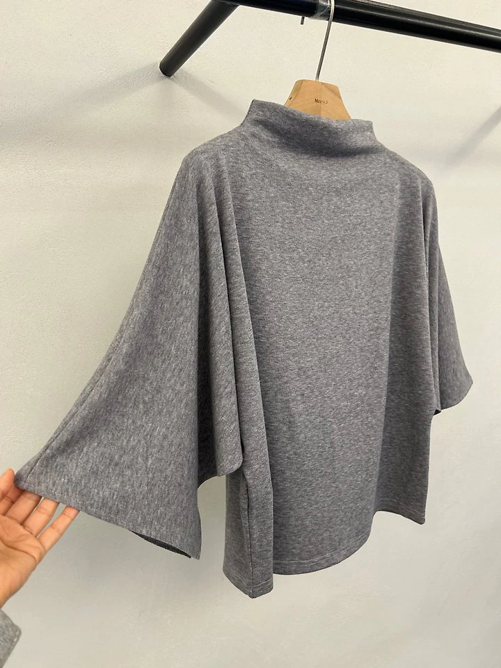 Knit Cape Tee + Knit Long Skirt by Merry J for Women - view 2