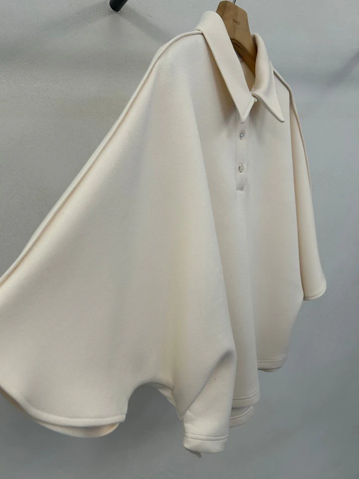 Marron Cushion Collar Blouse + Marron Cushion Pin-Tuck Pants by Merry J for Women - view 11