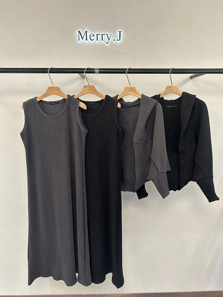 Pleats Bolero Dress Set by Merry J for Women - view 5