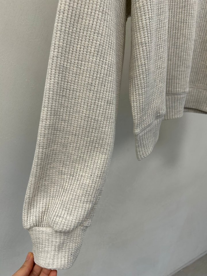 Waffle Sweatshirt + Waffle Box-Pleated Pants by Merry J for Women - view 10
