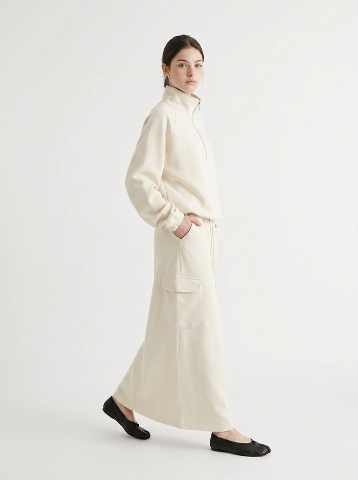 Ellie String Half-Zip Top + Ellie Pocket Skirt by Merry J for Women - view 3
