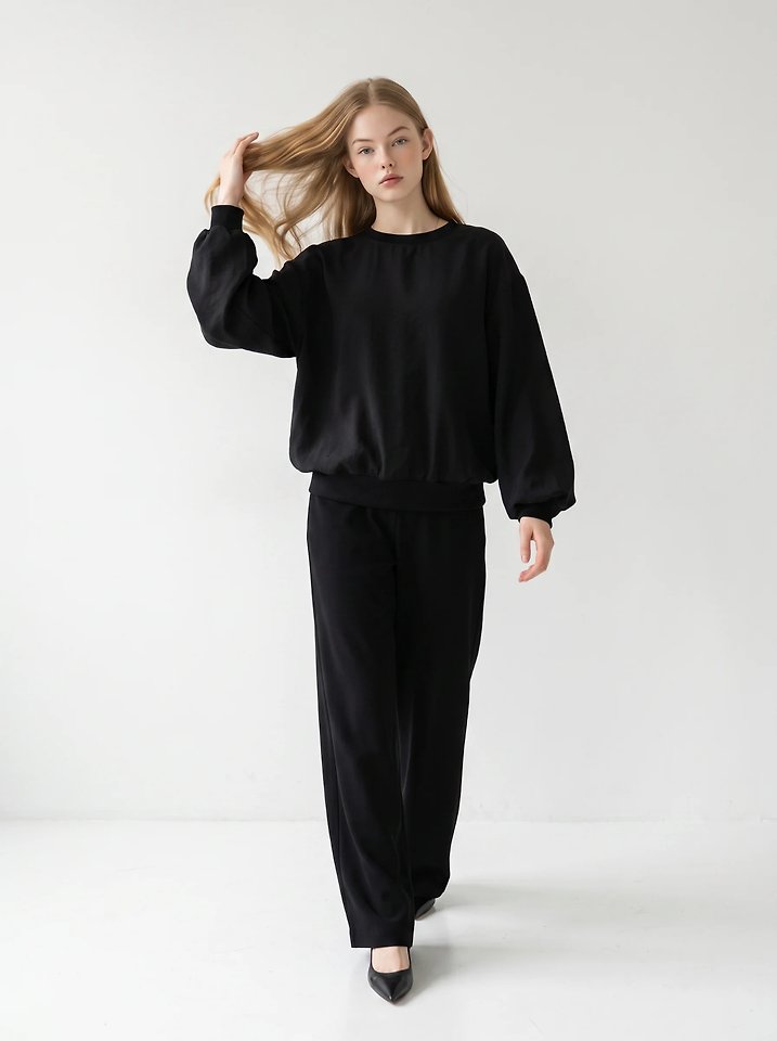 Sable Organza Blouse + Sable Pants by Merry J for Women - view 4