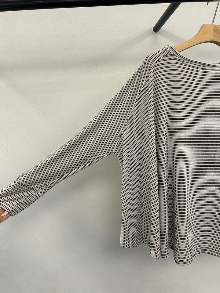 Latte Striped Tee by Merry J for Women - view 9