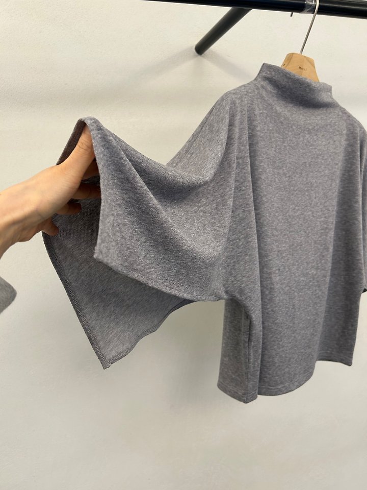 Knit Cape Tee + Knit Long Skirt by Merry J for Women - view 6