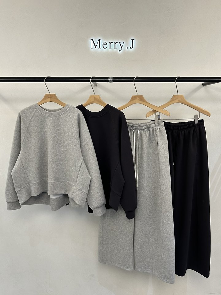Ritz Box-Pleated Sweatshirt + Ritz Pants by Merry J for Women - view 2