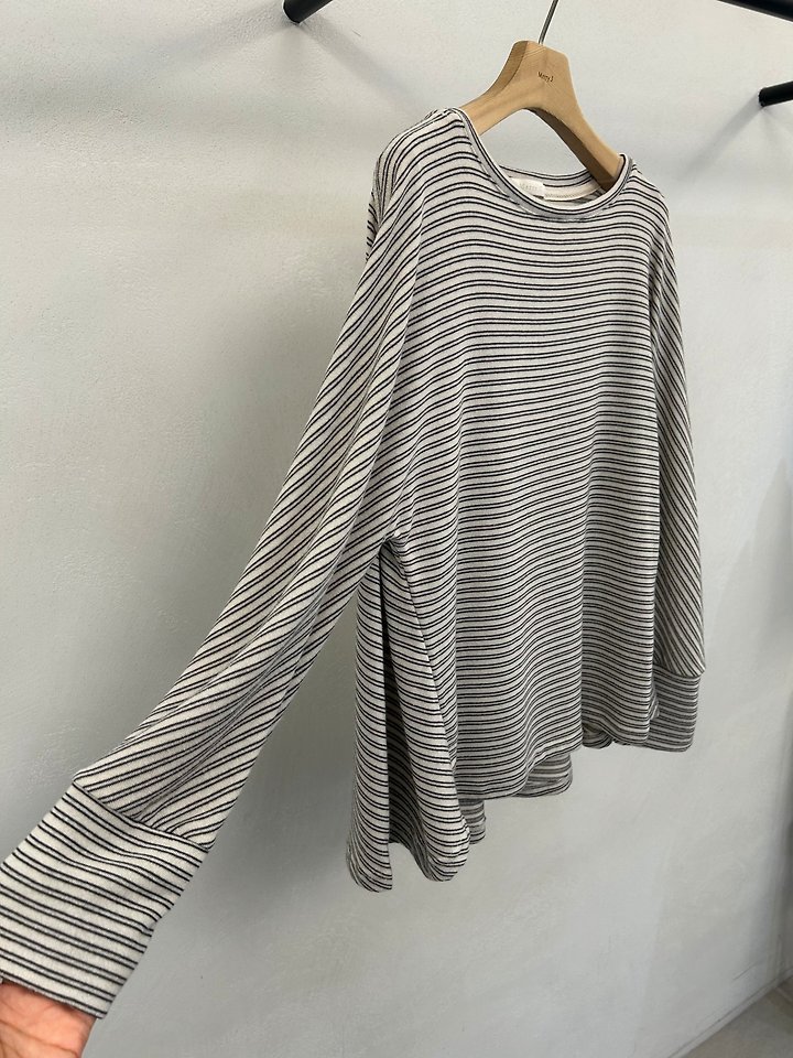 Latte Striped Tee by Merry J for Women - view 10