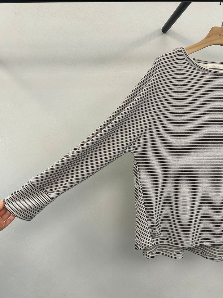 Latte Striped Tee by Merry J for Women - view 11