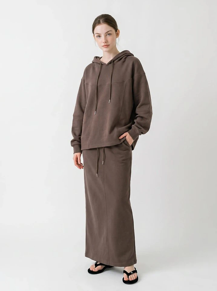 Urban Cut-Line Hoodie + Urban Skirt by Merry J for Women - view 1